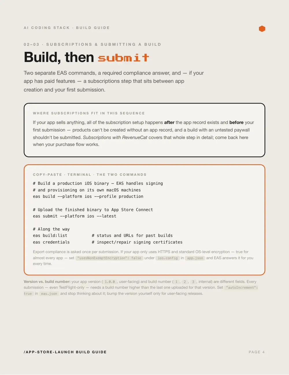Launching on the App Store, page 4