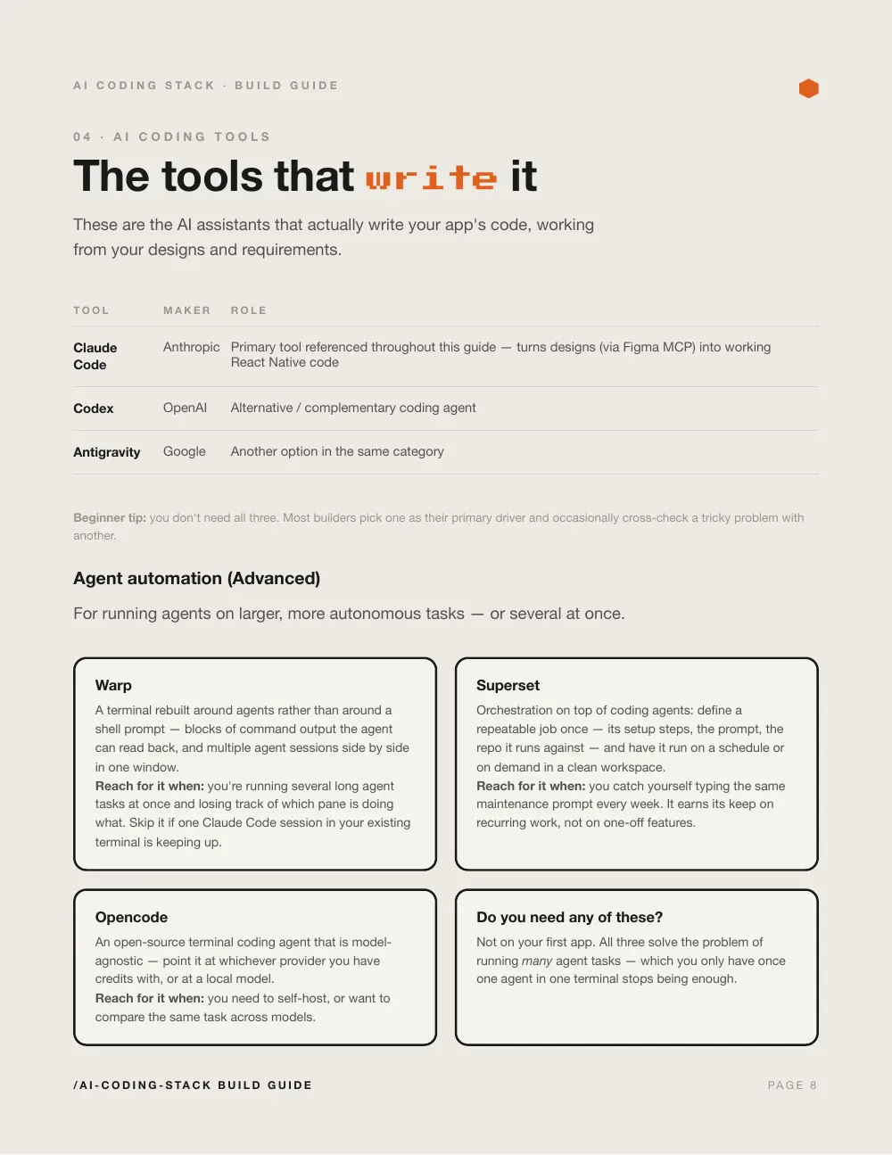 AI Coding Stack, page 8