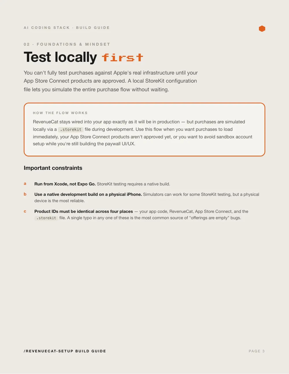 Subscriptions with RevenueCat, page 3