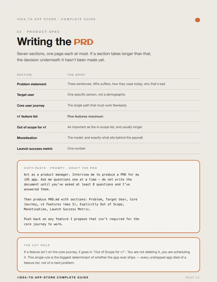 Idea to App Store, page 2